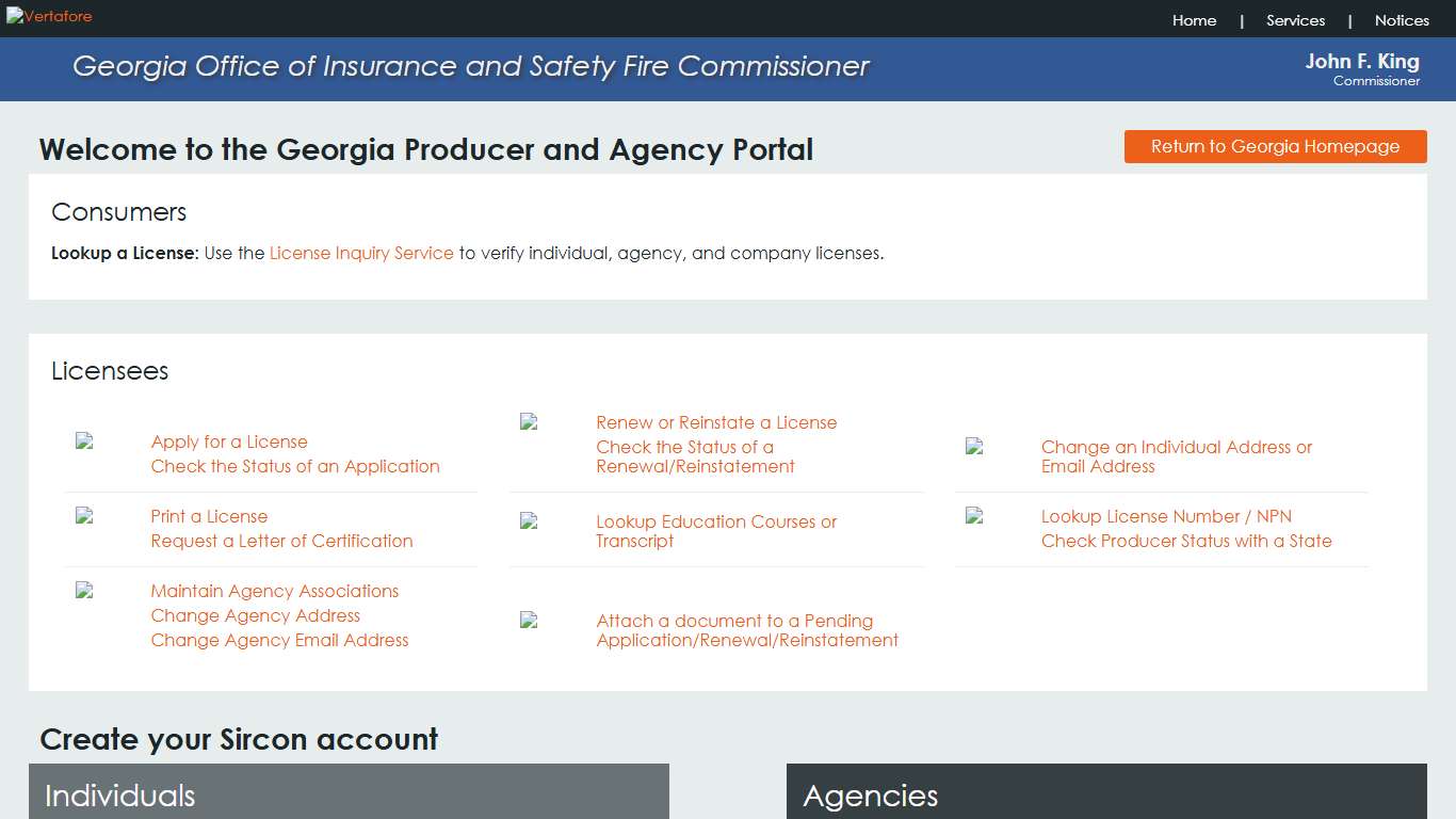 Georgia Producer Portal